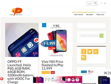 Tablet Screenshot of pinoytechblog.com
